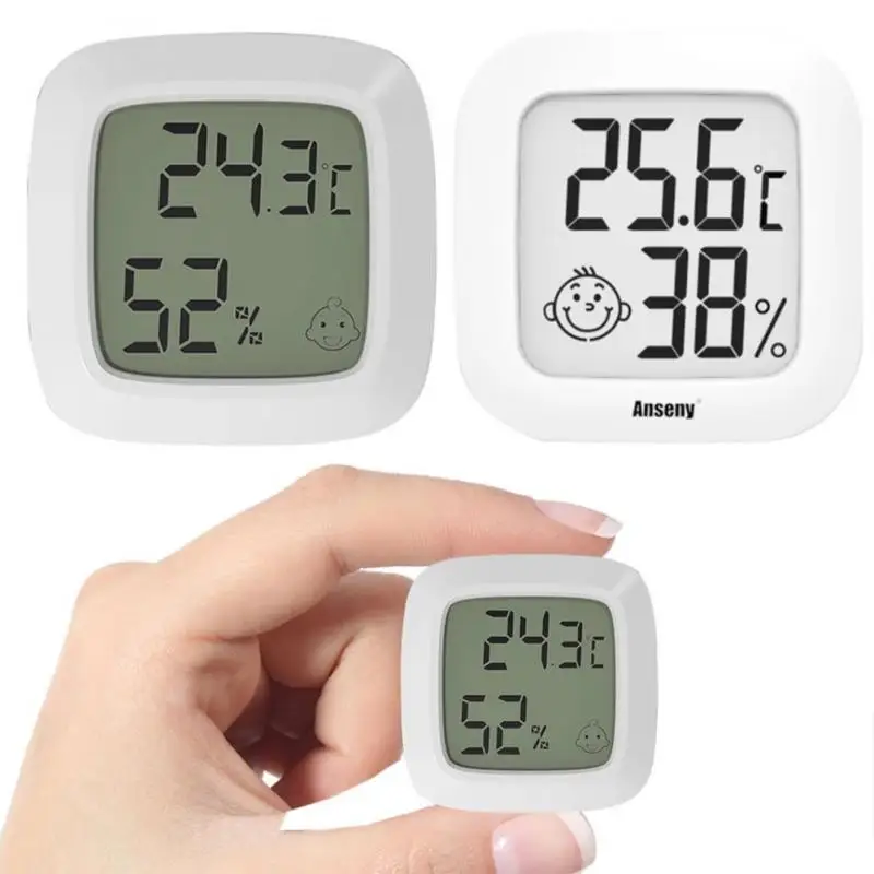 

Mini Digital Temperature Humidity Meter Gauge Indoor Thermometer Hygrometer With LCD Display For Home