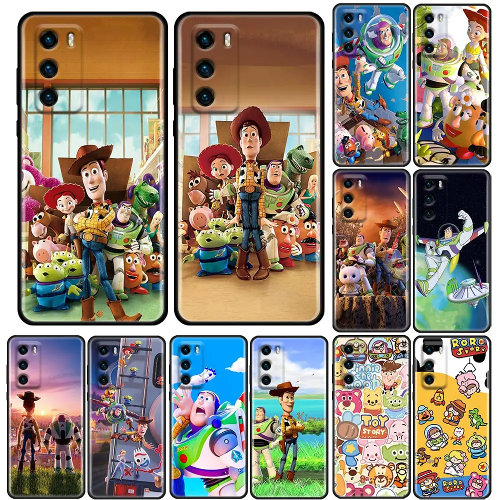 

Funda Case For HUAWEI P50 P40 P30 P20 P10 P9 P8 Plus MATE 30 20 20X 10 9 8 Pro Lite Phone Case Capa Para Shell Cartoon Toy Story