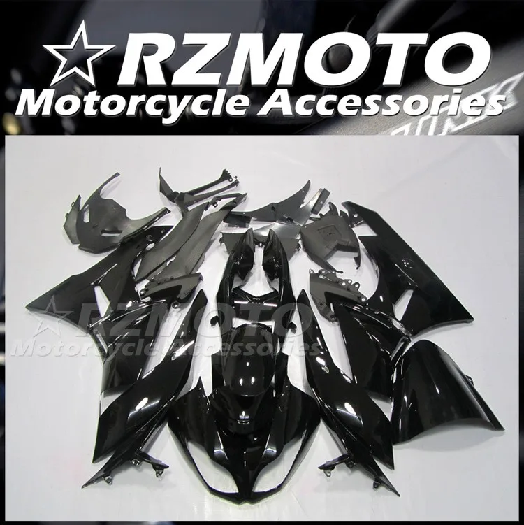 

Новый комплект обтекателей из АБС-пластика, подходит для Kawasaki Ninja ZX-6R ZX6R 636 599 2009 2010 2011 09 10 11 12, черный глянцевый Комплект кузова