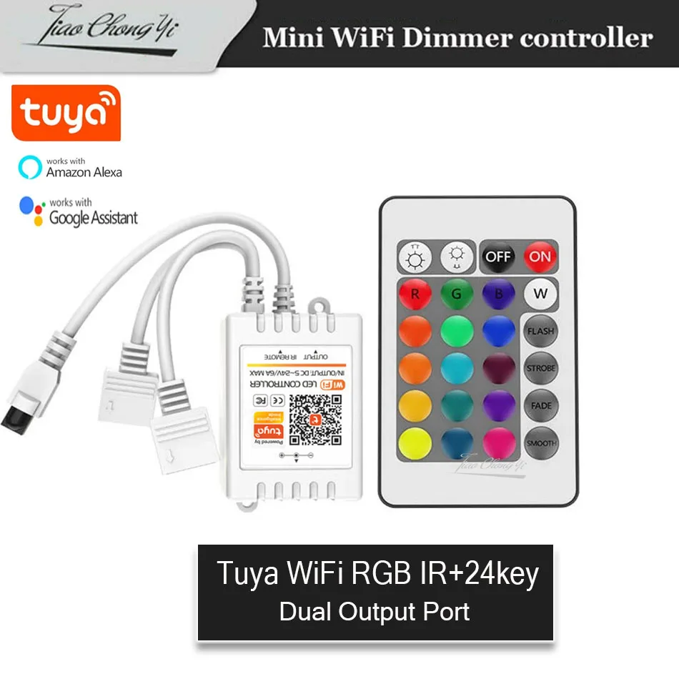 

TiaoChongYi RGBW/RGBWW RGBCCT Wi-Fi контроллер для светодиодной ленты
