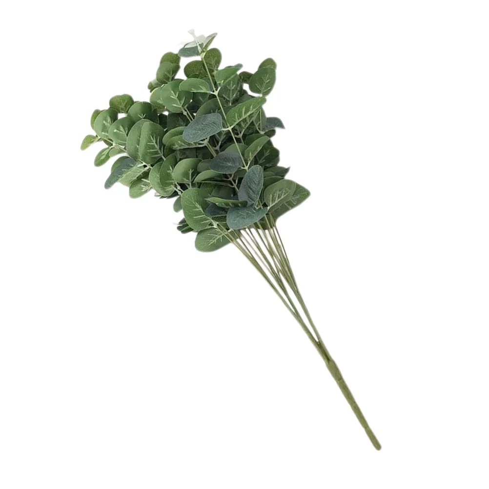 

Eucalyptus Faux Artificialfake Leaves Stems Branches Greenery Tree Real Touch Wedding Flower Bouquet