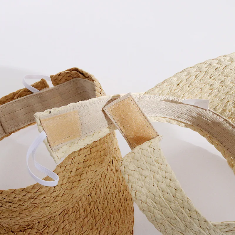 Летняя женская соломенная шляпа с широкими полями складной солнцезащитный