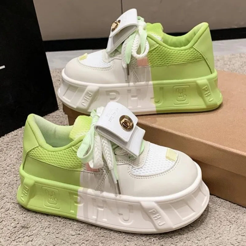 Kawaii роскошные женские туфли 5 см Новые легкие модные Универсальные повседневные