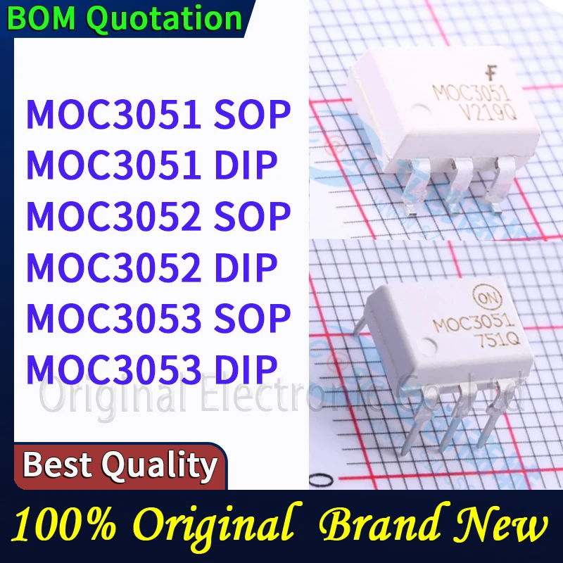 Фото (5 шт.) MOC3051 MOC3052 MOC3053 В наличии 48-часовая доставка №1