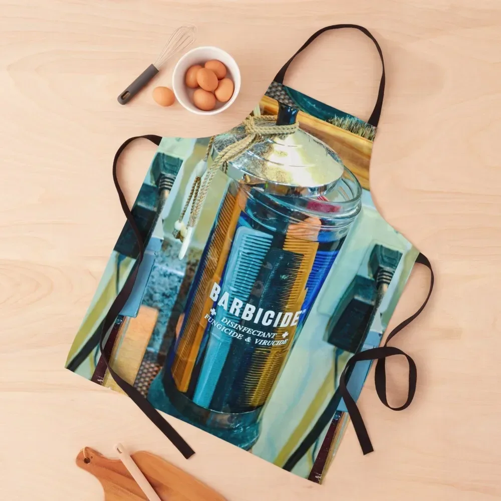 Расчески для парикмахерских в фартуке баночке с барбцидами профессиональная