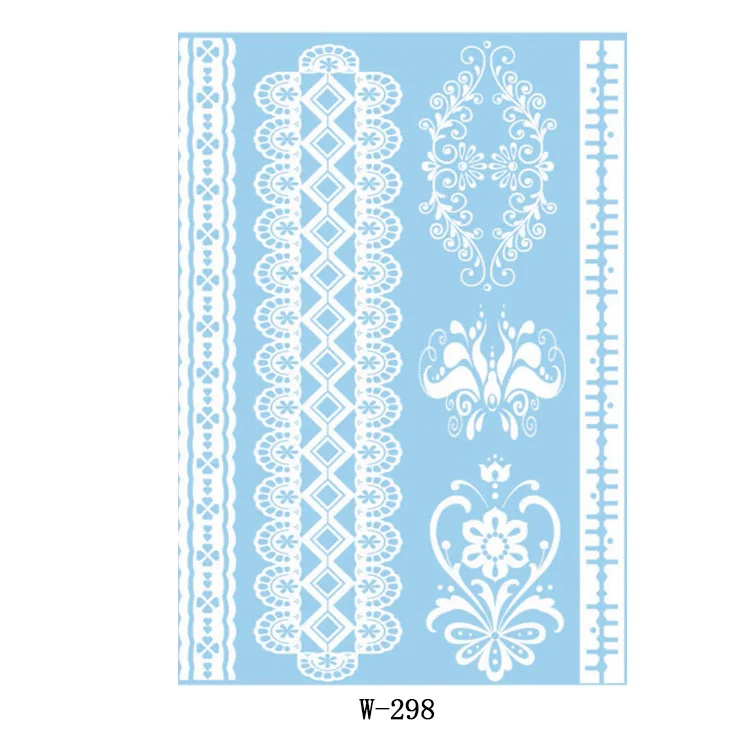 Белая Временная тату-наклейка флэш-эротические татуировки наклейка для тела