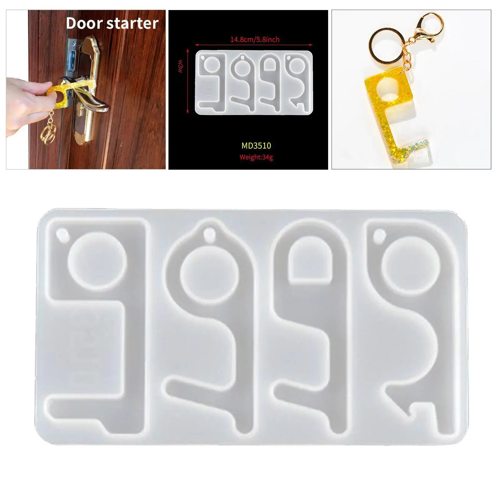 

Resin Mold Plate Silicone Mold Epoxy Mold DIY Necklace Keychain Pendants