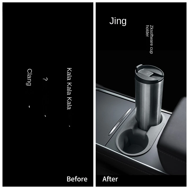 

Tesla model3/y 2021-2022 автомобильный держатель стакана, центральный регулируемый подлокотник, силиконовый фиксированный мягкий держатель стакана