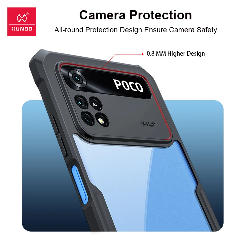 for poco m4 pro case xundd shockproof case for xiaomi pocophone poco m4 pro 4g 5g case transparent anti drop bumper phone cover free global shipping