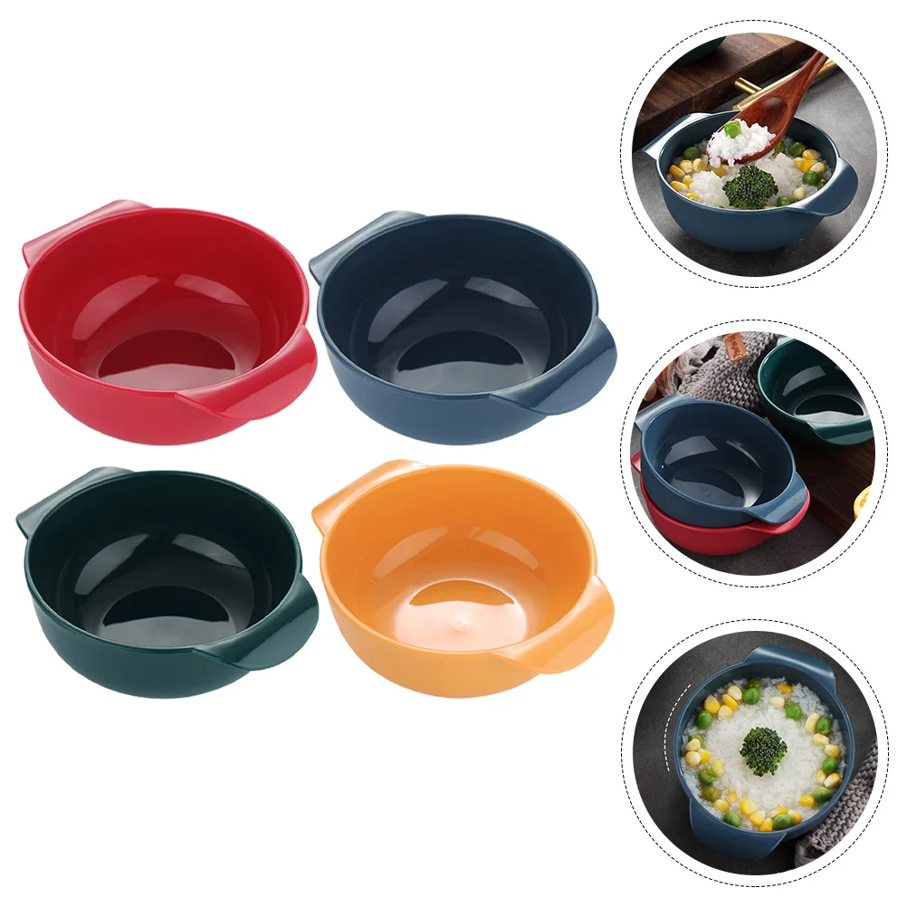 

Bowl Bowlscontainer Salad Breakfast Mixing Kitchen Serving Soup Handle Double Containers Instantsmalldipping Prep Batter Baking