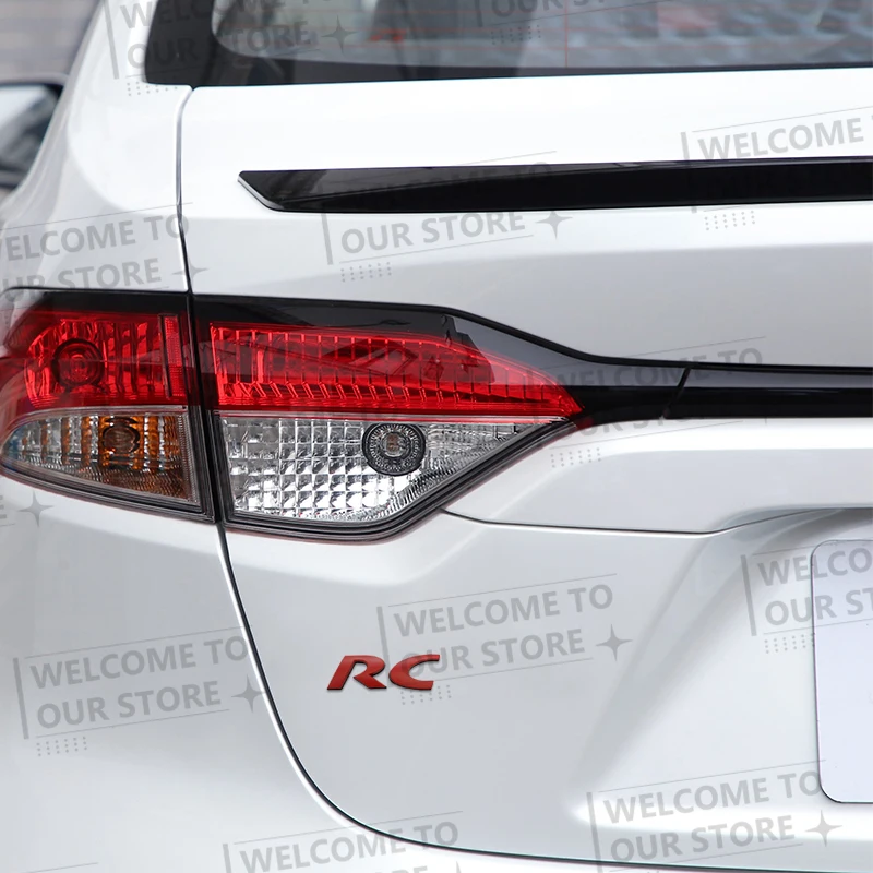 Автомобильная наклейка RC CC GT Line 3D металлический логотип значок задний багажник