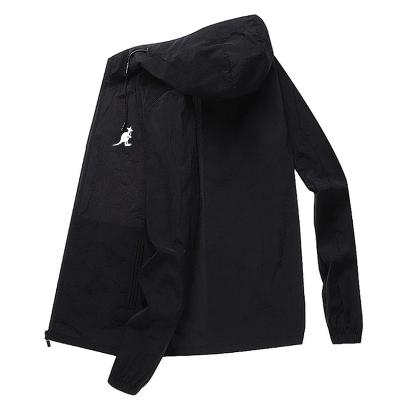 

Summer Sunscreen Kangol Kangaroo Ultra Lightweight Jacket Men Windbreaker Outdoor Sports Jacket Quick-drying Skin-Friendly Top