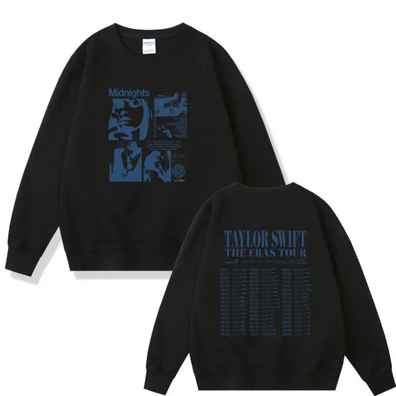 

Taylor Midnights Graphic Sweatshirt Taylor The Eras Tour Art Sportswear All-match Men Women Loose Oversized Crewneck Sweatshirts