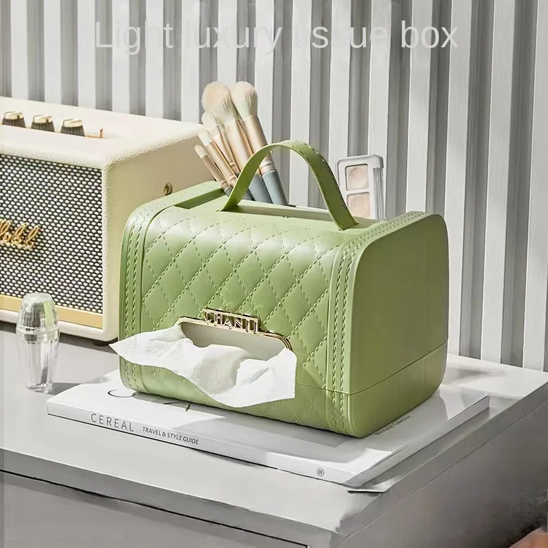 

Коробка для салфеток для гостиной, чайного столика, светильник Роскошная Высококачественная многофункциональная офисная коробка для хран...