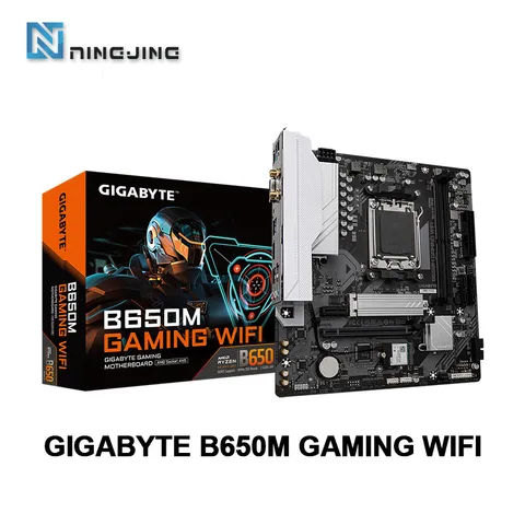 GIGABYTE B650M GAMING WIFI Поддержка DDR5 6400 M.2 2.5GbE LAN 5 + 2 + 2 фазы Цифровой VRM B650 Ryzen™7000 серия AMD Socket AM5