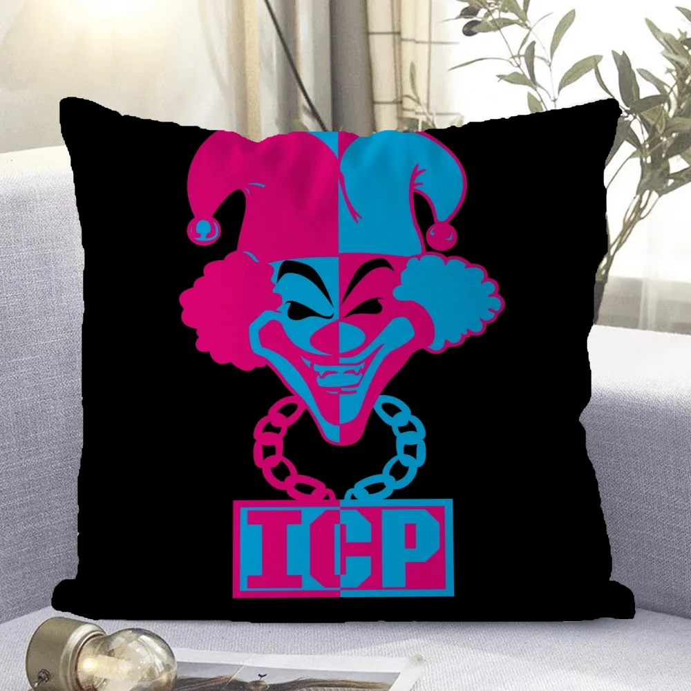 Insane Clown Posse Band ICP Juggalo Faygo Квадратный чехол для подушки из полиэстера и хлопка с