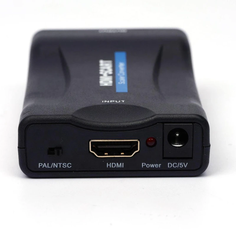 Преобразователь для видео HD hdmi-scart черного цвета подключение к телевизионному