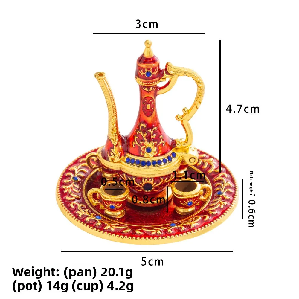 

Металлическая статуэтка чайника Аладдин