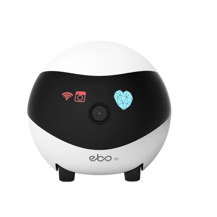 

Лидер продаж, робот-спутник для умного дома EBO SE 1080P HD, камера дистанционного мониторинга с поддержкой инфракрасного ночного видения, двусто...