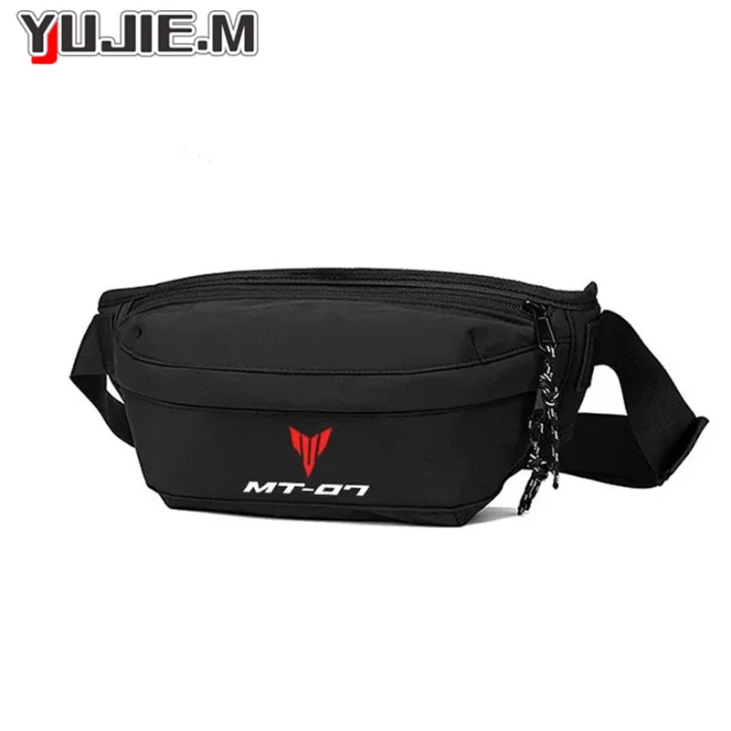 

For Yamaha MT-07 MT 07 MT07 LOGO Men Waist Pack Belt Hip Bum Slant back bag Chest Bag Male Motorcycle Riding Antitheft Purse