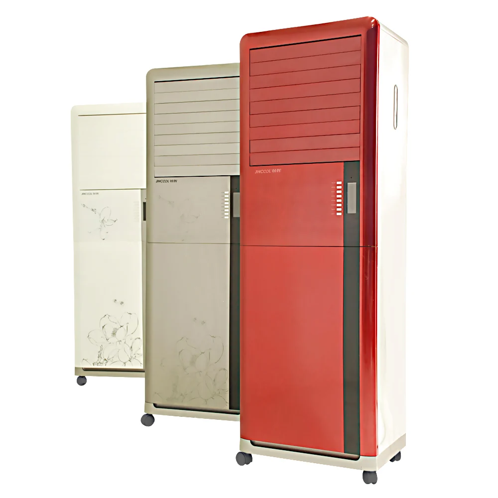 

Movable air cooler mobile evaporative air conditioning