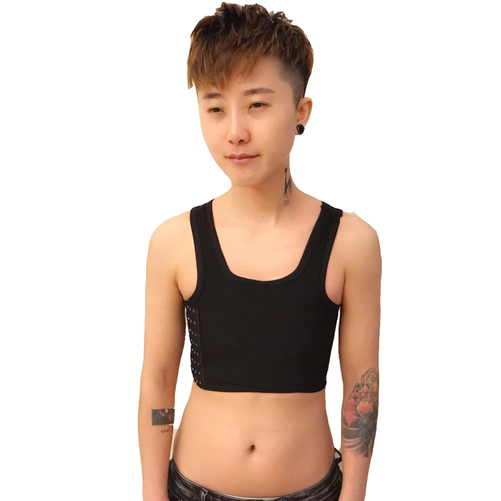 

BaronHong Compression Ultra-Thin Mesh Chest Binder for Tomboy Trans Lesbian