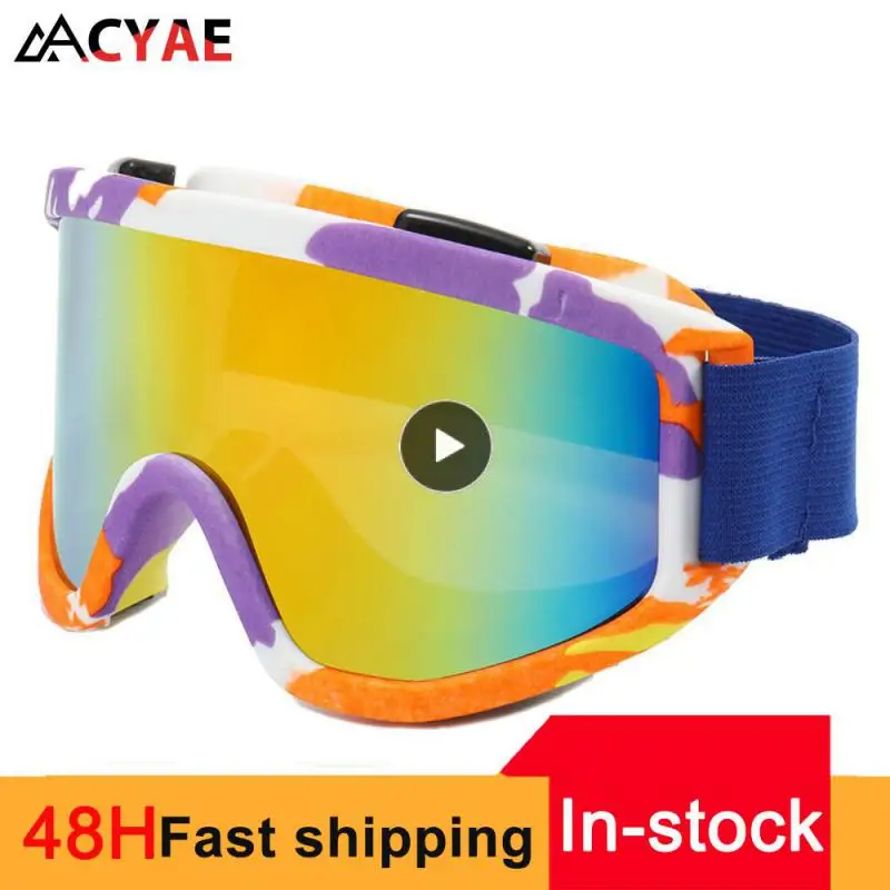 

1-10 шт., ветрозащитные очки для сноуборда