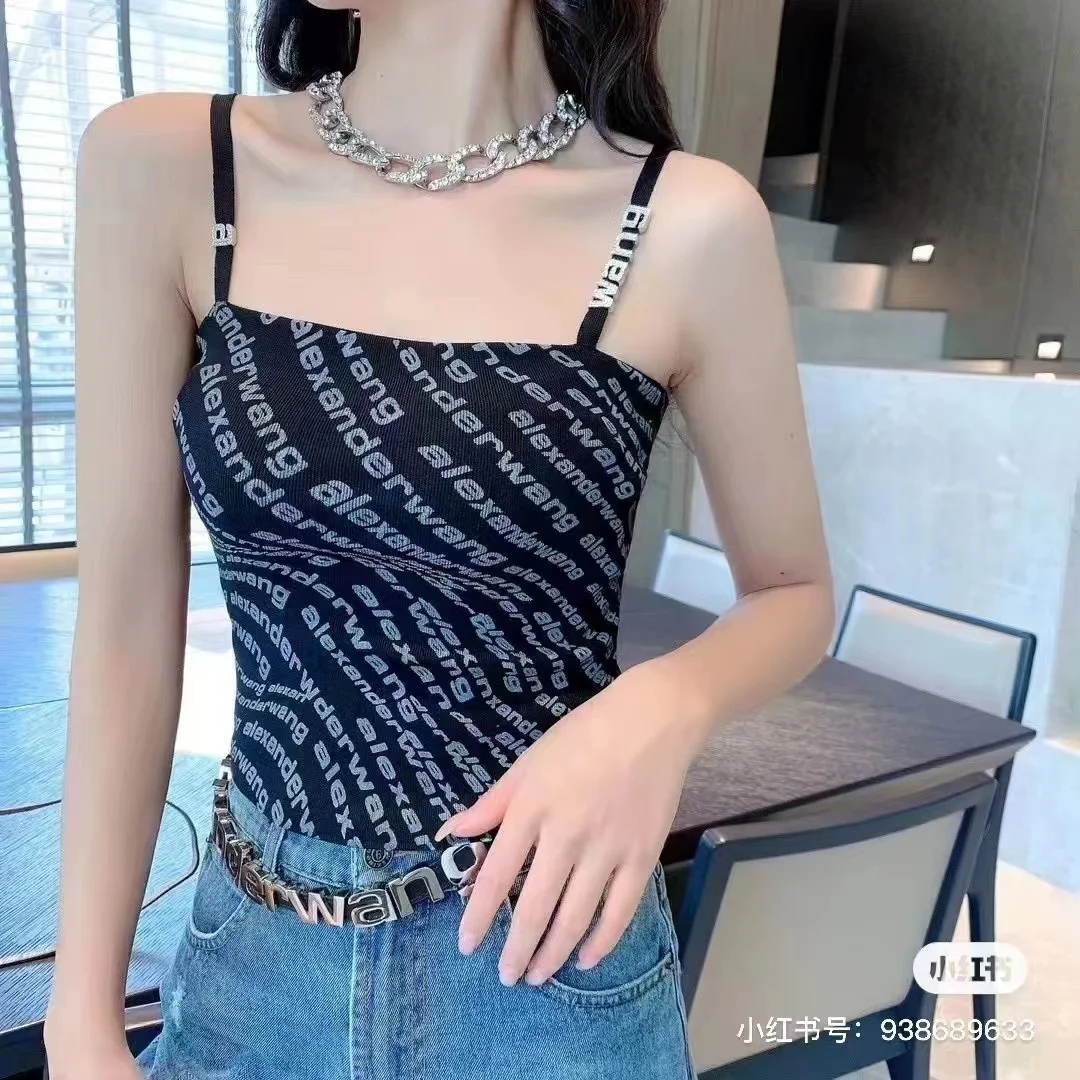 

Женский укороченный топ без рукавов awang, повседневная черная или белая футболка с открытыми плечами и открытой спиной, роскошный летний топ ...