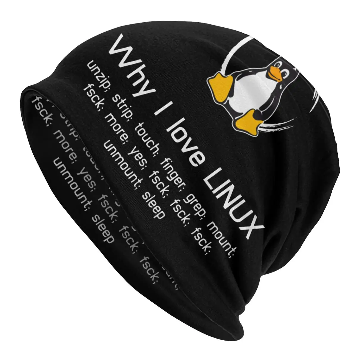 Шапки Tux Linux в виде пингвина повседневные уличные шапочки облегающие шапки