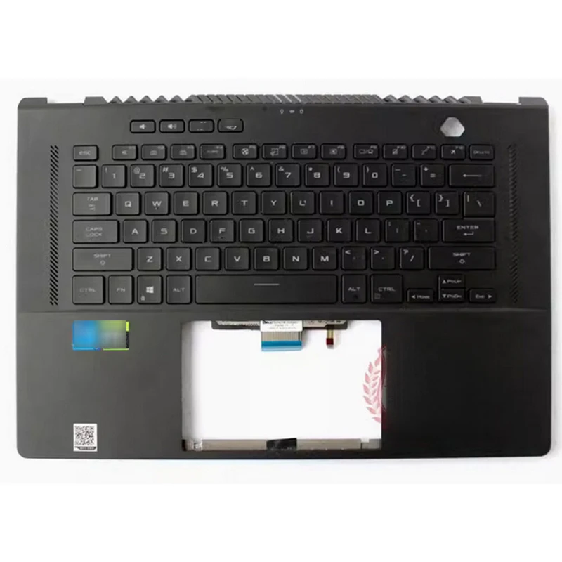 Фото Клавиатура и верхняя часть корпуса (палмрест) для ноутбука ASUS ROG Zephyrus G16 GU603H GU603Z №3