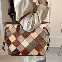 handbags women genuine leather luxury brand travel big totes female seashell large capacity vintage shoulder bags