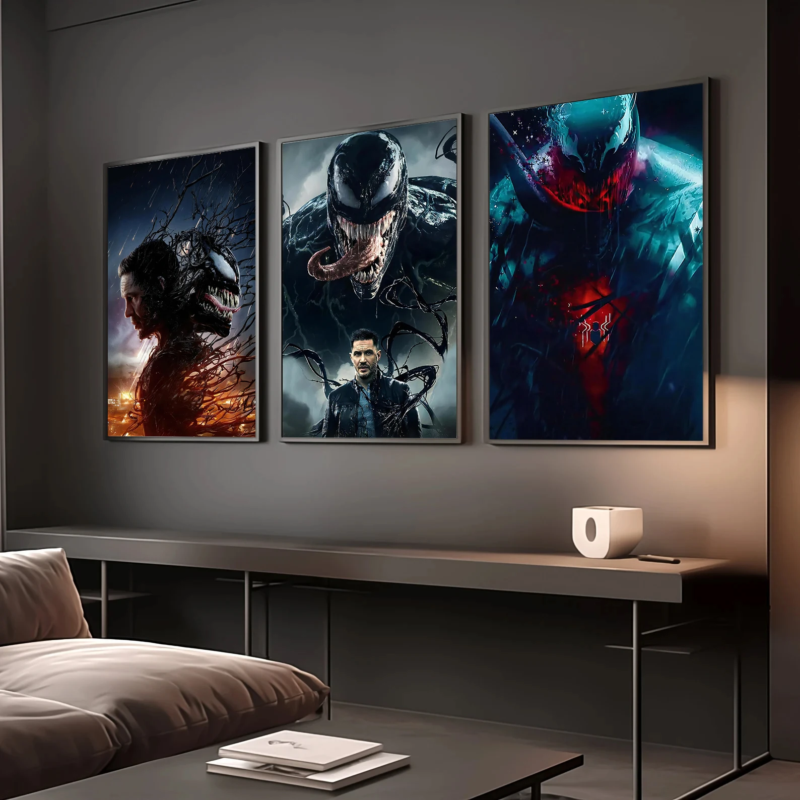 Самоклеящиеся постер с изображением Venom Mavel обои из фильма фигурки HD украшение