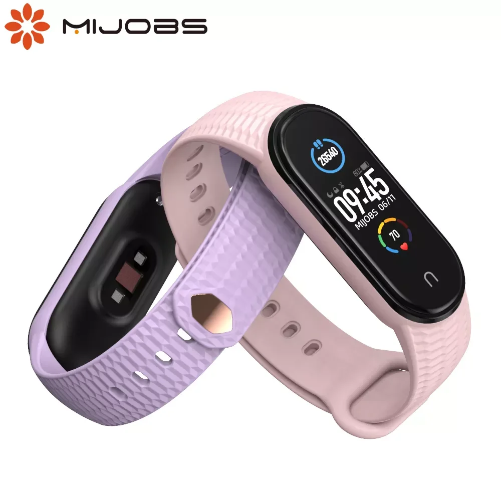 

For Mi Band 6 7 Strap Bracelet Miband 5 Opaska Translucent Wristband for Xiaomi Mi Band 5 4 3 Pulseira Correa Silicone Pasek