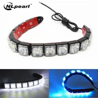 nlpearl 2pcs car light assembly led daytime running lights drl car daytime lamp super bright drl waterproof driving lamps 12v