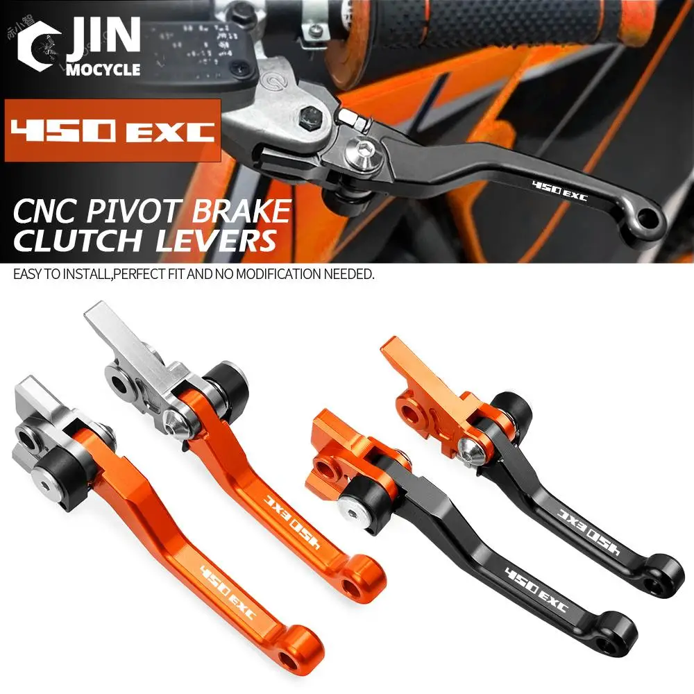 

For K-T-M 450EXC 450 EXC 2014 2015 2016 2017 2018 Motocross Foldable Pivot Dirt Bike Handlebar Brake Clutch Levers Handle Lever