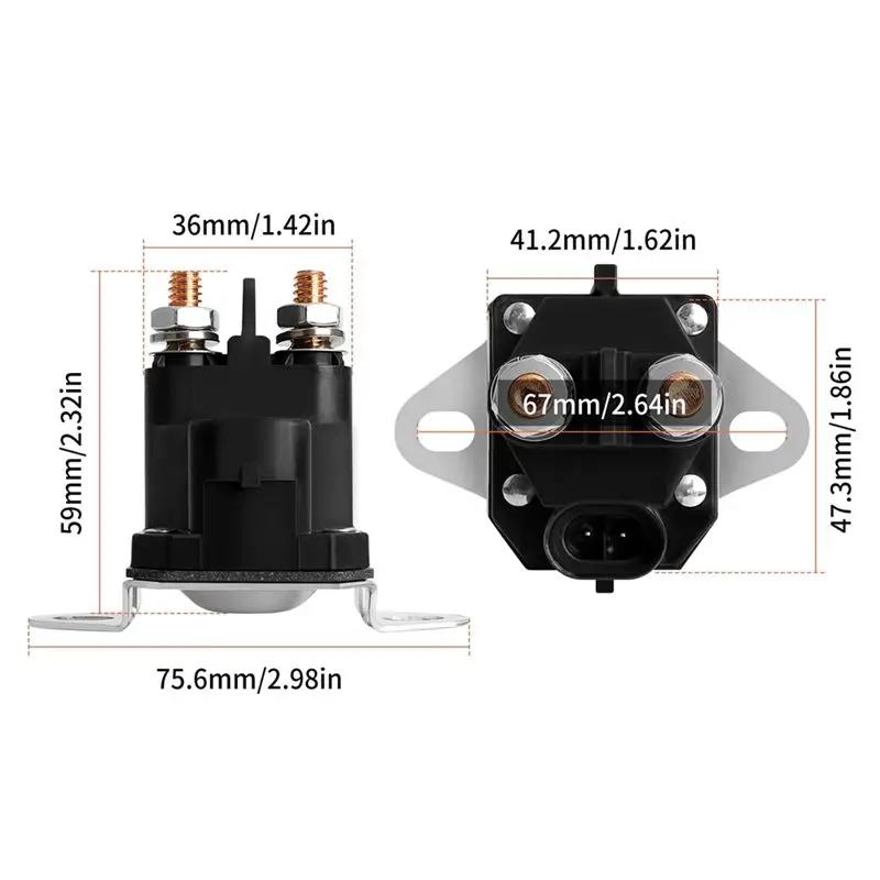 04781700 Соленоид стартера, совместимый с соленоидом стартера Ariens Gravely ZOOM I KON ZTX ZT XL Zero Turn Lawn Mowe Easy Install-A (art.: 3920d44edcc5e) - 3920d44edcc5e