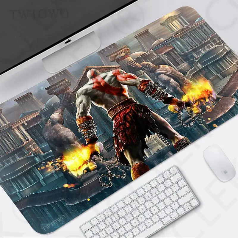 

Игровой коврик для мыши God of War XL, новый большой коврик для мыши под заказ, XXL, коврики для мыши, офисный мягкий ковер, Настольный коврик для ПК, коврик для мыши