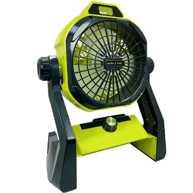 

Outdoor Small Rechargeable Quiet Camping Fan, Personal Desk Fan Cooling Desk Fan With Hook For Dewalt