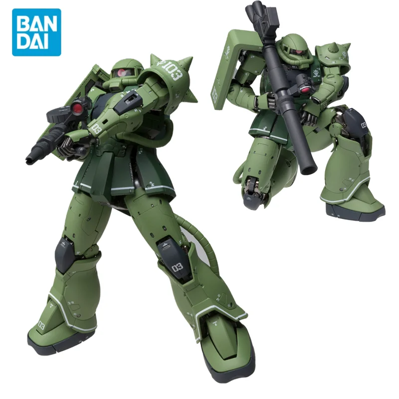 

Original Bandai Gundam Anime Figure Fix Gffmc Gundam Super Alloy Soul MS-06C Zaku Limited Edition Anime Action Figures Model Toy