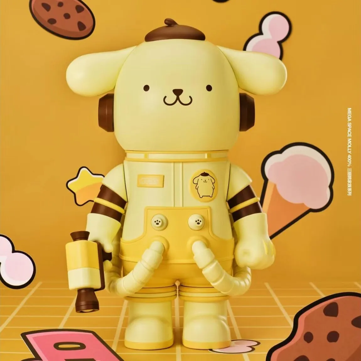 Оригинальная аниме-фигурка Mega Space Molly 400% персонажи Sanrio Hellokitty Cinnamoroll Melody Kuromi Pochacco Pom