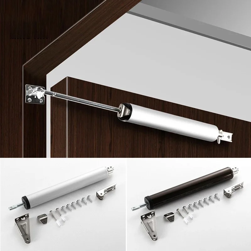 

Quiet Pneumatic Buffer Door Closing Automatic Door Soft Closer 100° Within Positioning Stop Buffer Adjustment Hardware Fittings