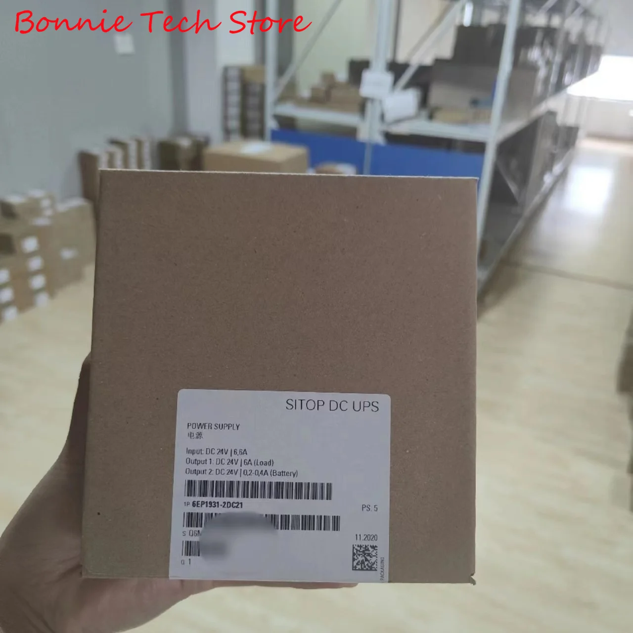 

6EP1931-2DC21 for SIEMENS SITOP DC module 24 V/6 A uninterruptible power supply without interface