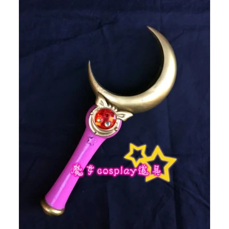 Moon Queen Serenity Henshin Wand Stick Rod Ручная работа Косплей Опора