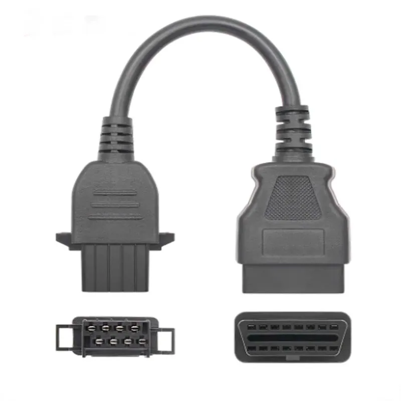 Фото Адаптер OBD для грузовиков Volvo 8pin, сверхмощный, для сканера OBD2 OBDII, для VOLVO Vocom 88890300, кабель OBD2 8-контактный/16-контактный №3