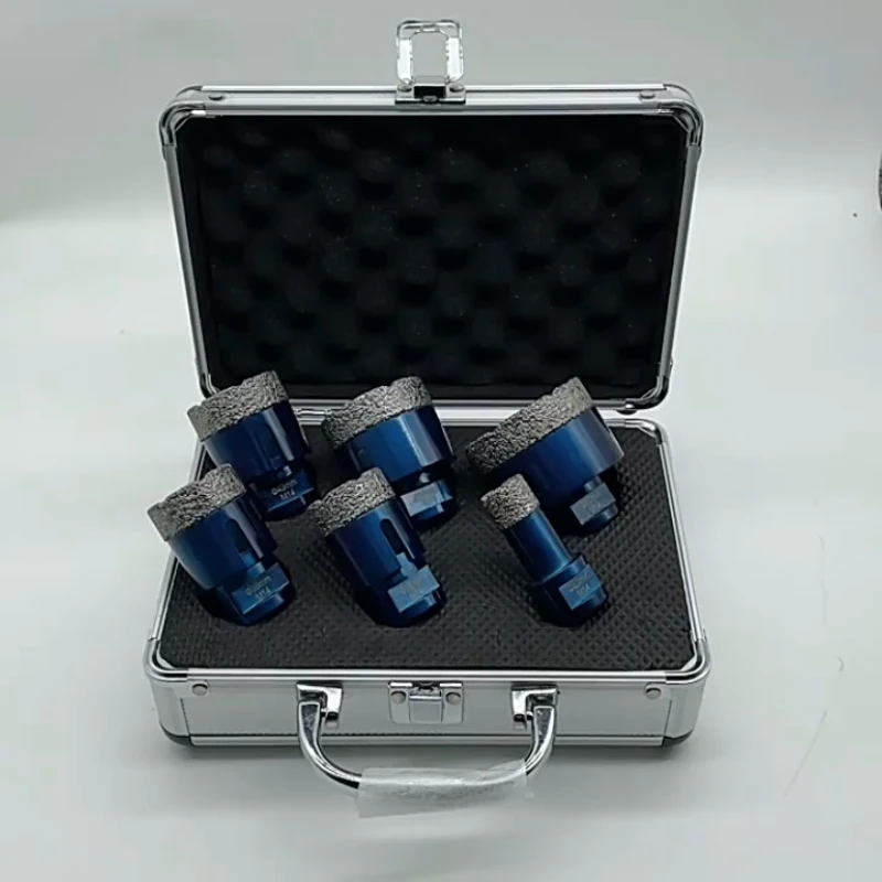 

20mm-60mm Vacuum Brazed Diamond Drilling Core Bits Drills hole saw hole cutter Diamond drill bit set for Porcelain Marble