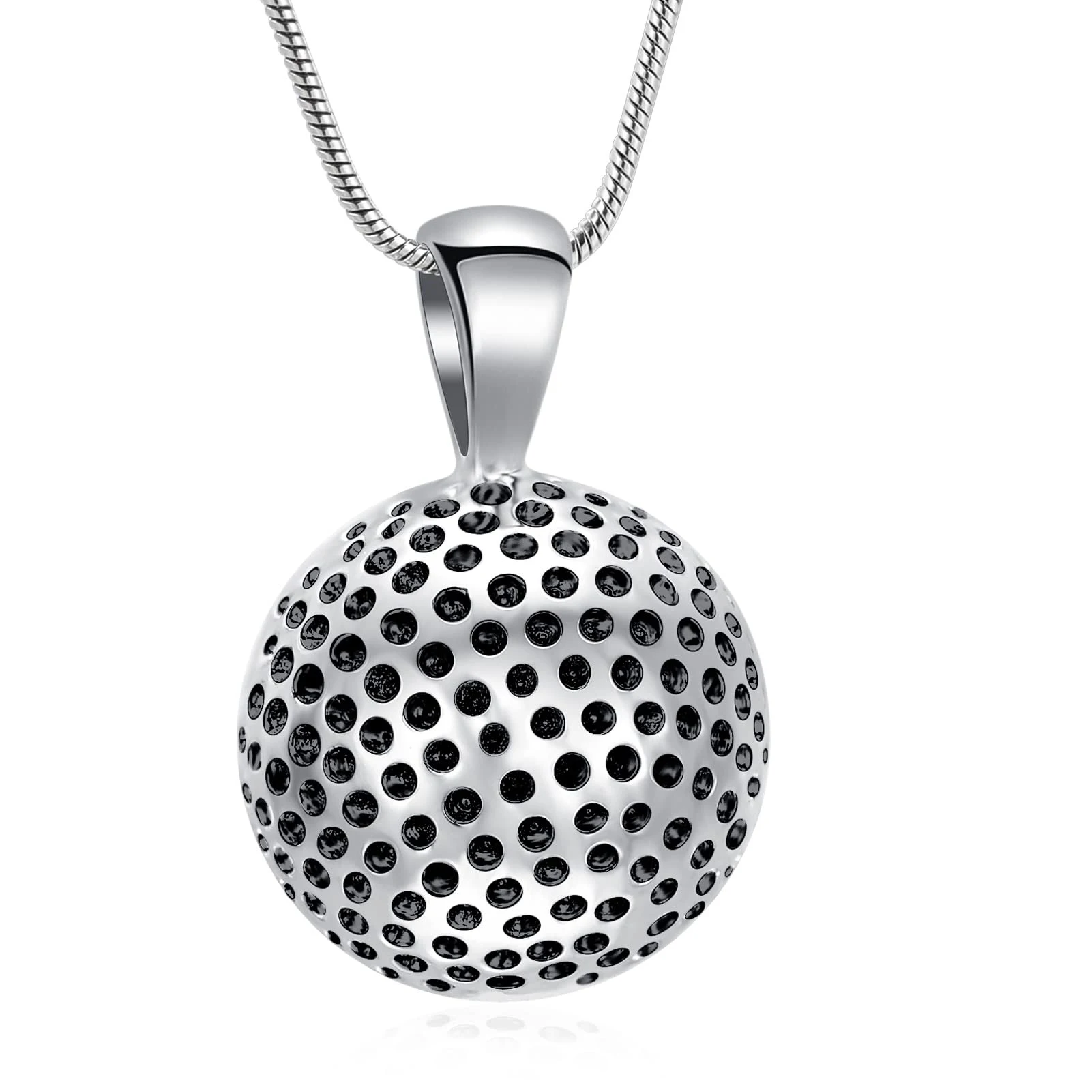 Memorial Urn Necklace Stainless Steel Pendant Pets Ash Holder Keepsake For Women Men