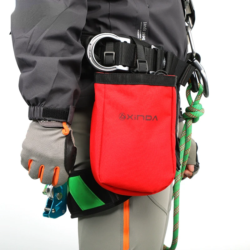 

Outdoor portable waist bag rock climbing cave exploration equipment bag lightweight,compact wear-resistant tool kit