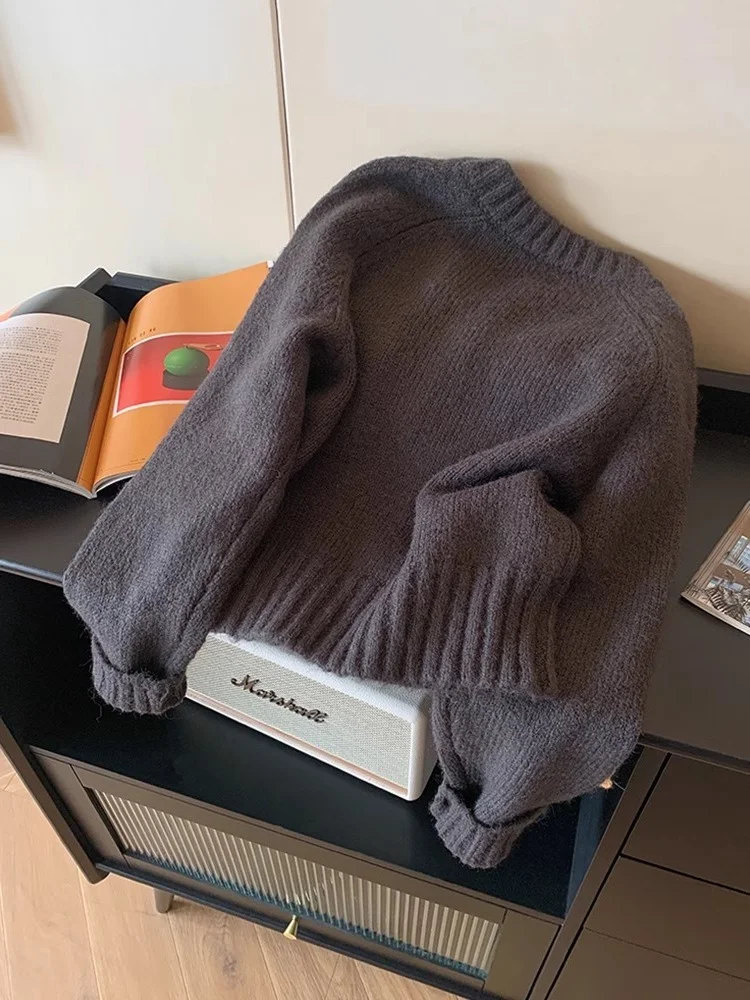 Модный дизайн Sense Детское забавное печенье Вязаный крючком кардиган ручной