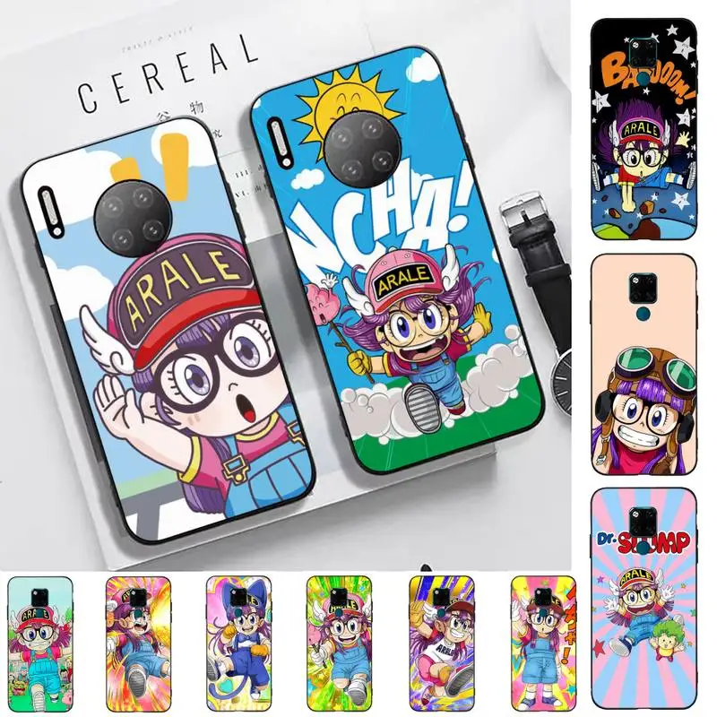

Cartoon Dr Slump Arale Phone Case For Huawei Mate 10 20 30 40 50 lite pro Nova 3 3i 5 6 SE 7 pro 7SE