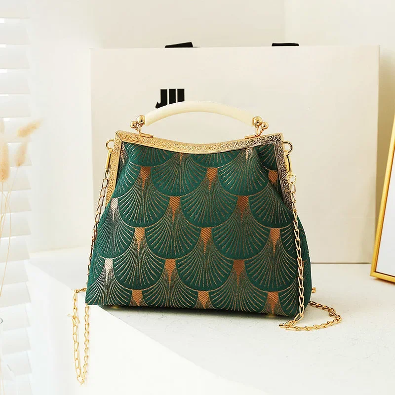 Роскошные жаккардовые женские сумочки брендовые дизайнерские сумки с